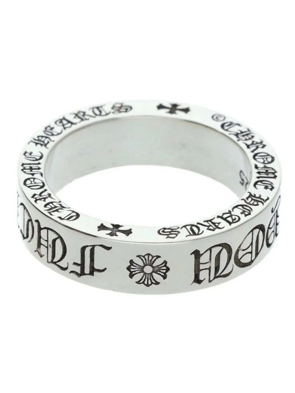 Chrome Hearts Spacer Silver Ring